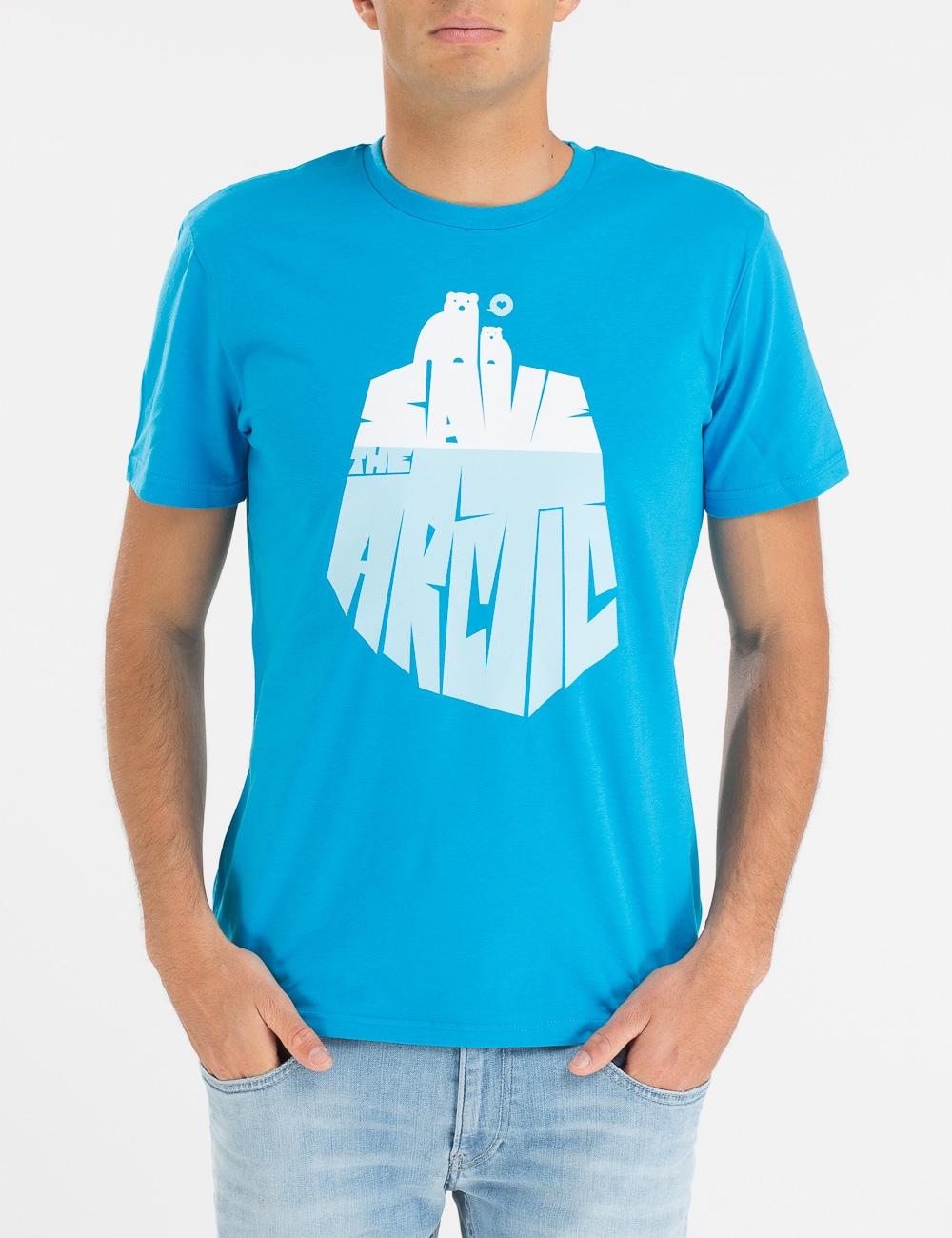 T-shirt Blue Arctic