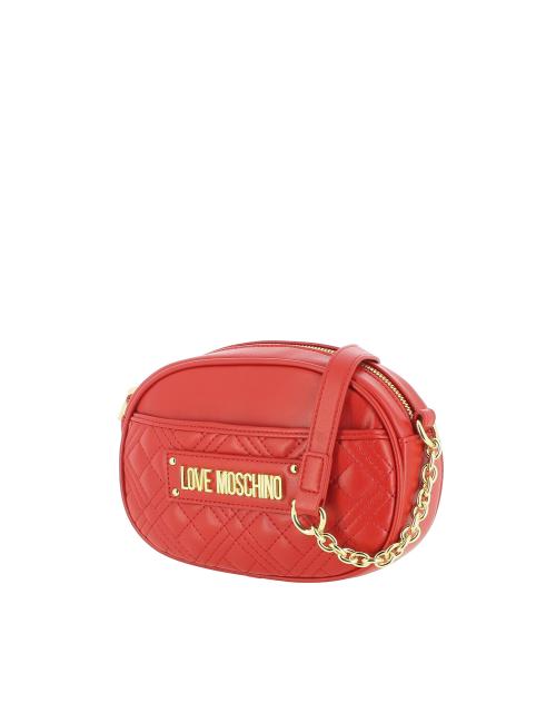 Borsa a tracolla Shiny Quilted Love Moschino