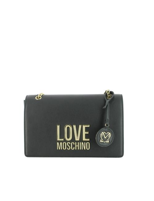 Borsa a spalla Gold Metal Love Moschino