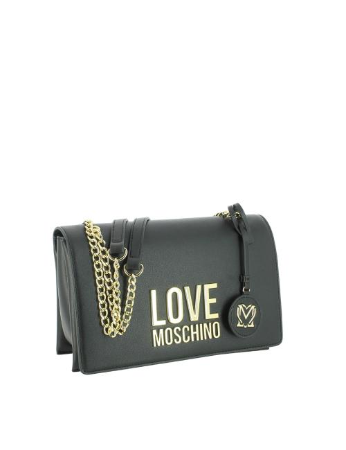 Borsa a spalla Gold Metal Love Moschino