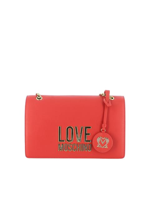 Borsa a spalla Gold Metal Love Moschino