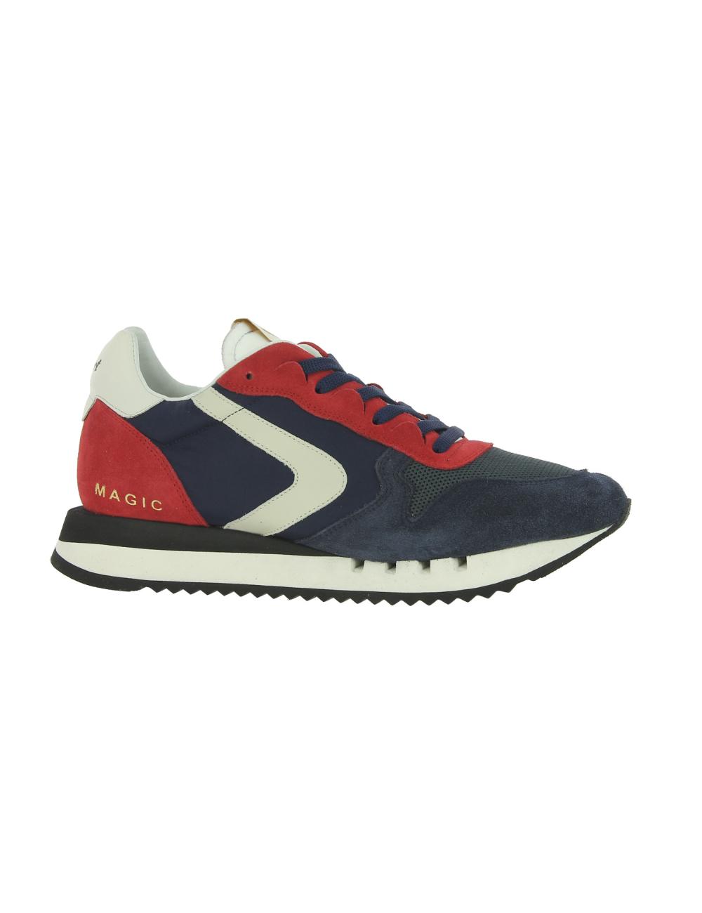 Sneaker Valsport Magic Run blu e rossa da uomo