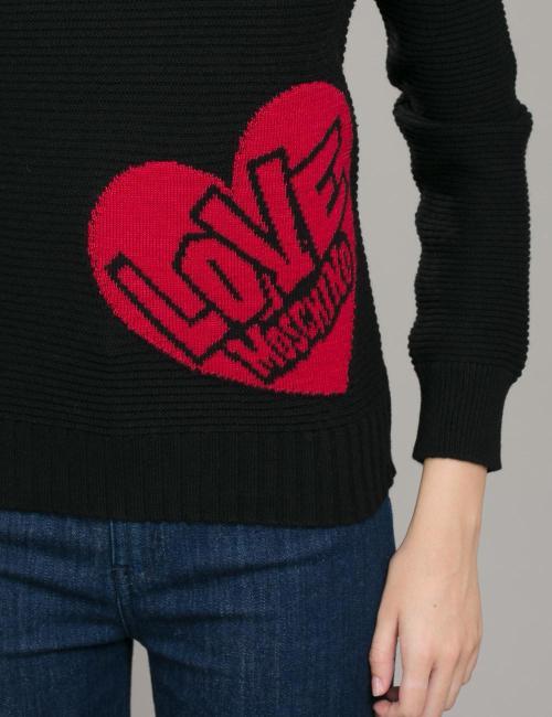 Maglione Heart Love Moschino