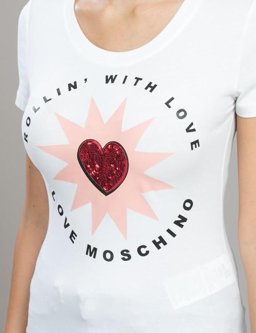 T-shirt "Rollin' with Love" Love Moschino