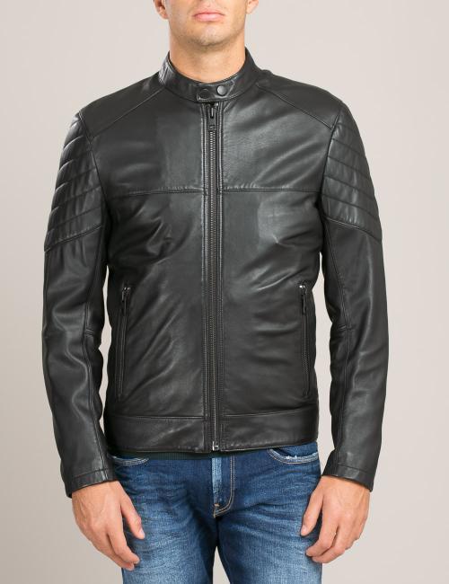 Giacca in pelle Boss