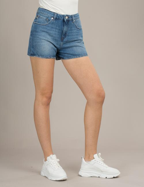 Shorts in denim Love Moschino