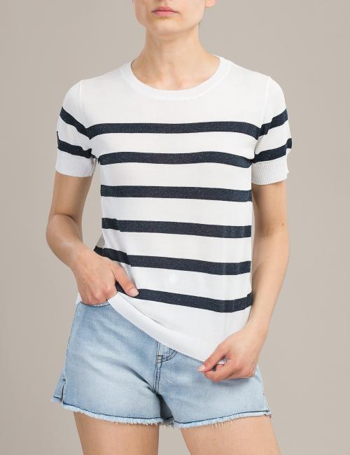 T-shirt White Wise