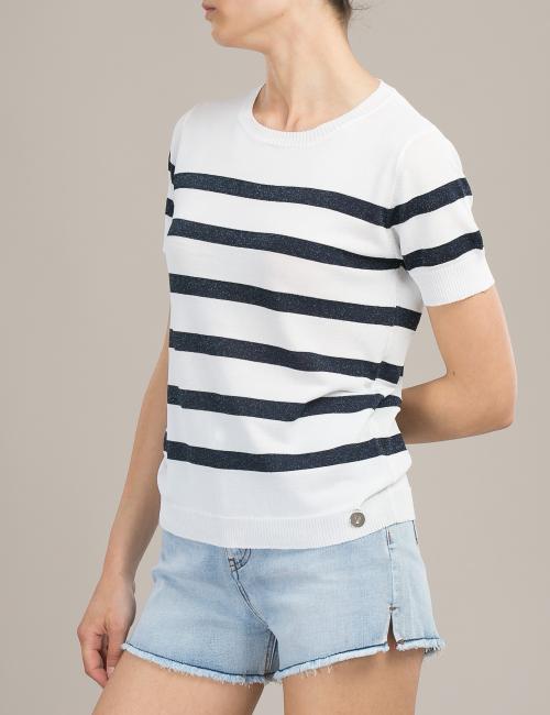 T-shirt White Wise