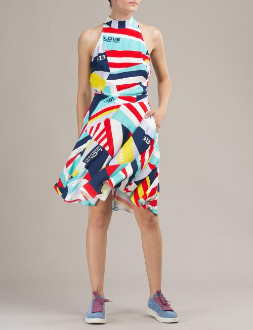 Abito Allover Sails Love Moschino