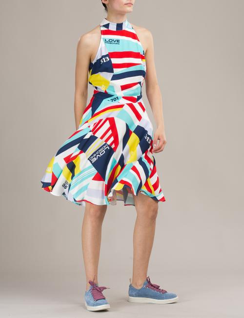 Abito Allover Sails Love Moschino
