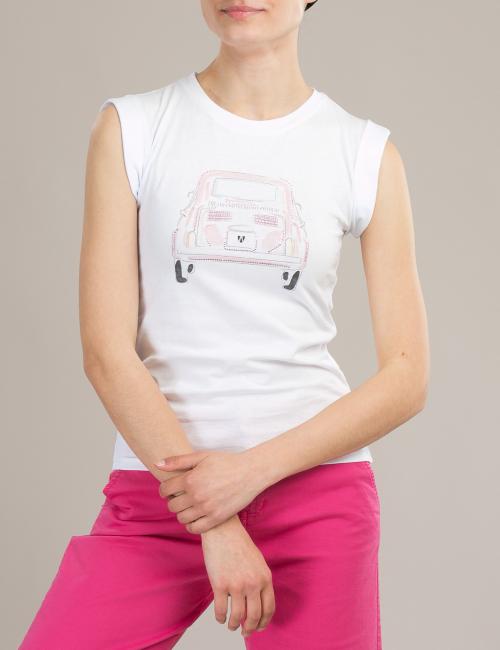 T-shirt 500 White Wise