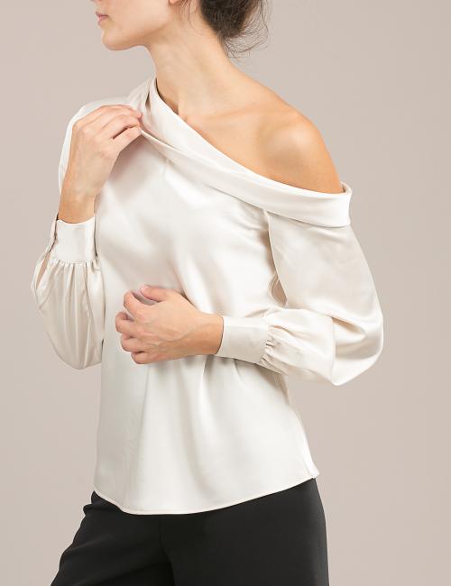 Blusa monospalla Lauren