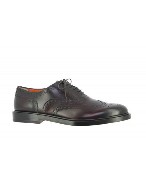 Stringata Santoni in pelle