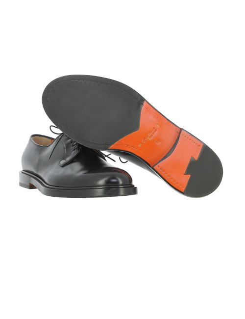 Stringata Santoni in pelle