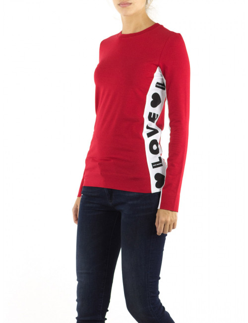 T-shirt maniche lunghe Love Moschino