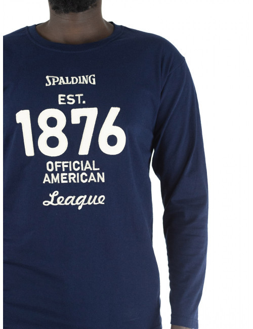 T-shirt maniche lunghe Spalding 1876