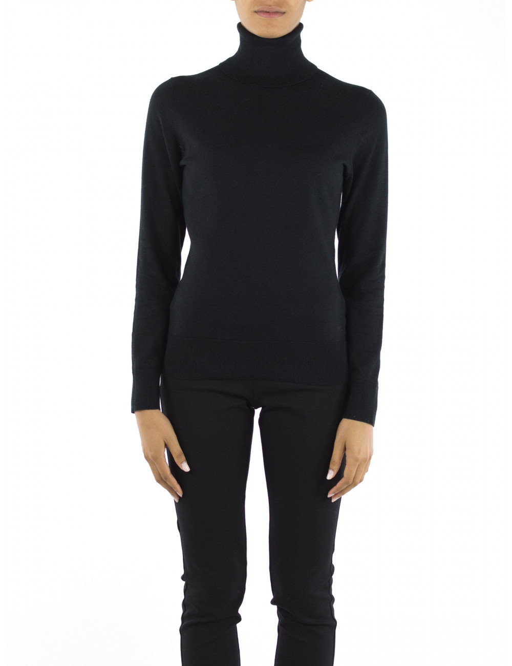 Maglia collo alto Boss donna Maglia collo alto Boss donna