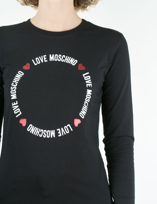 T-shirt manica lunga Love Moschino