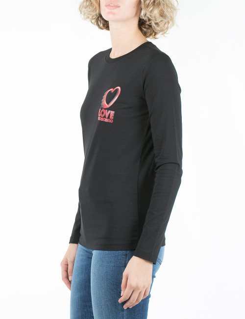 T-shirt manica lunga Love Moschino