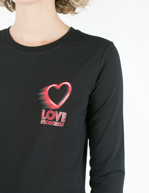 T-shirt manica lunga Love Moschino