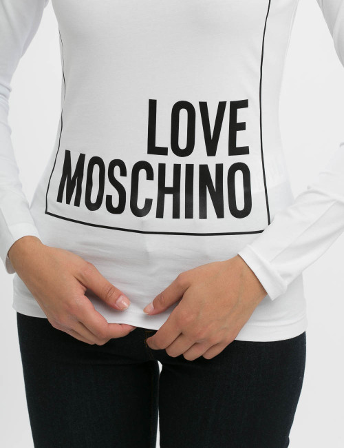 T-shirt a manica lunga Love Moschino