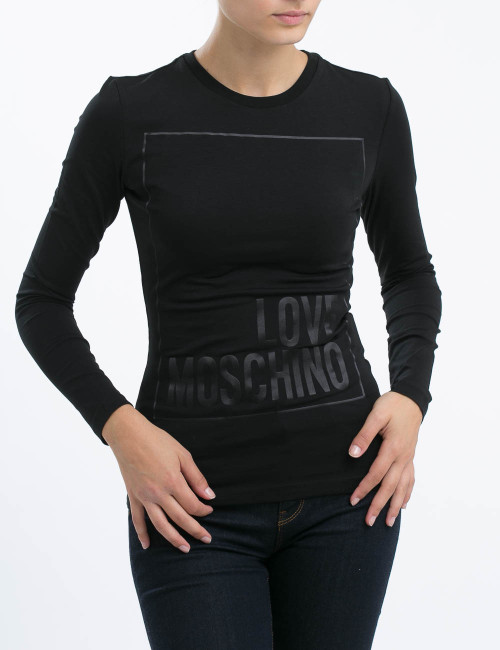 T-shirt a manica lunga Love Moschino
