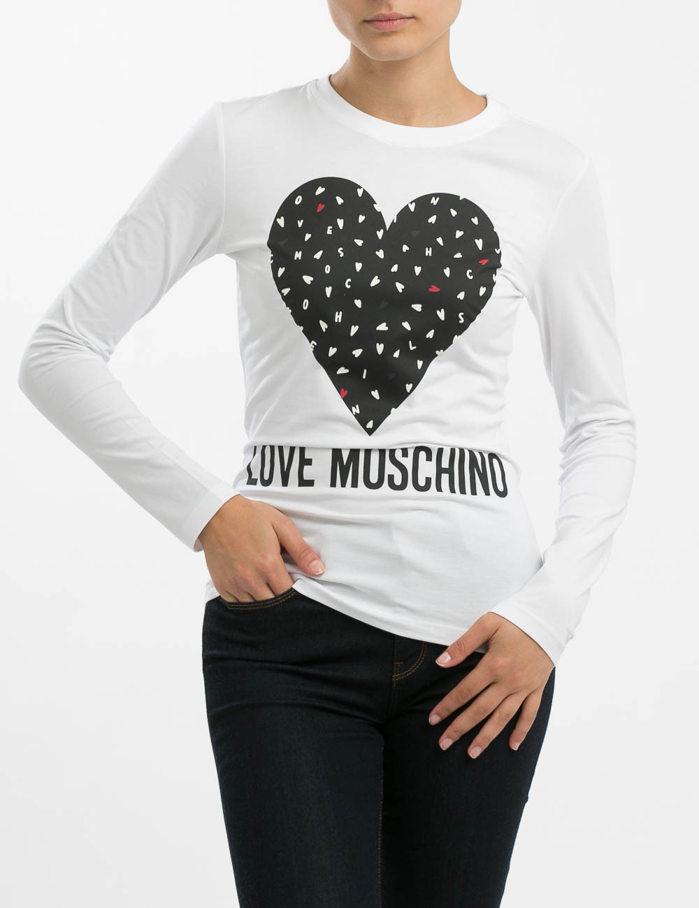 T-shirt a maniche lunghe Love Moschino T-shirt a maniche lunghe Love Moschino