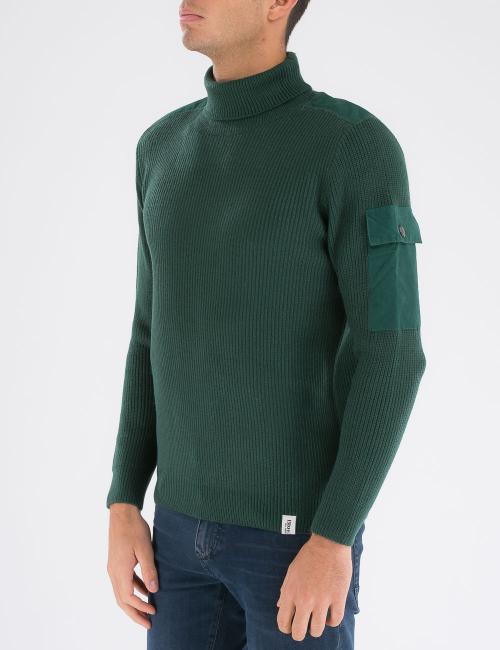 Maglione a collo alto Blue Arctic