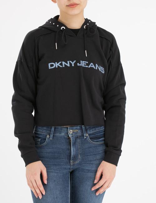 Felpa cropped DKNY