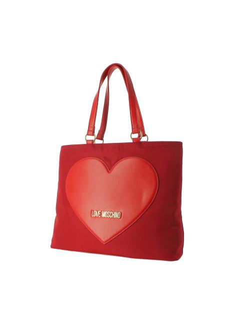 Borsa tote Love Moschino con maxi cuore