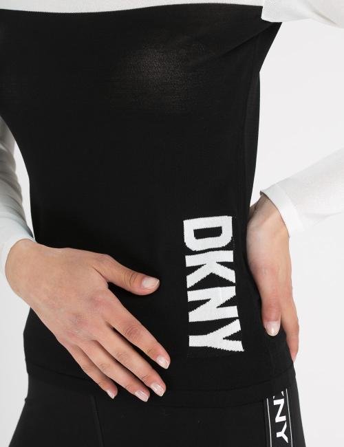 T-shirt a maniche lunghe DKNY